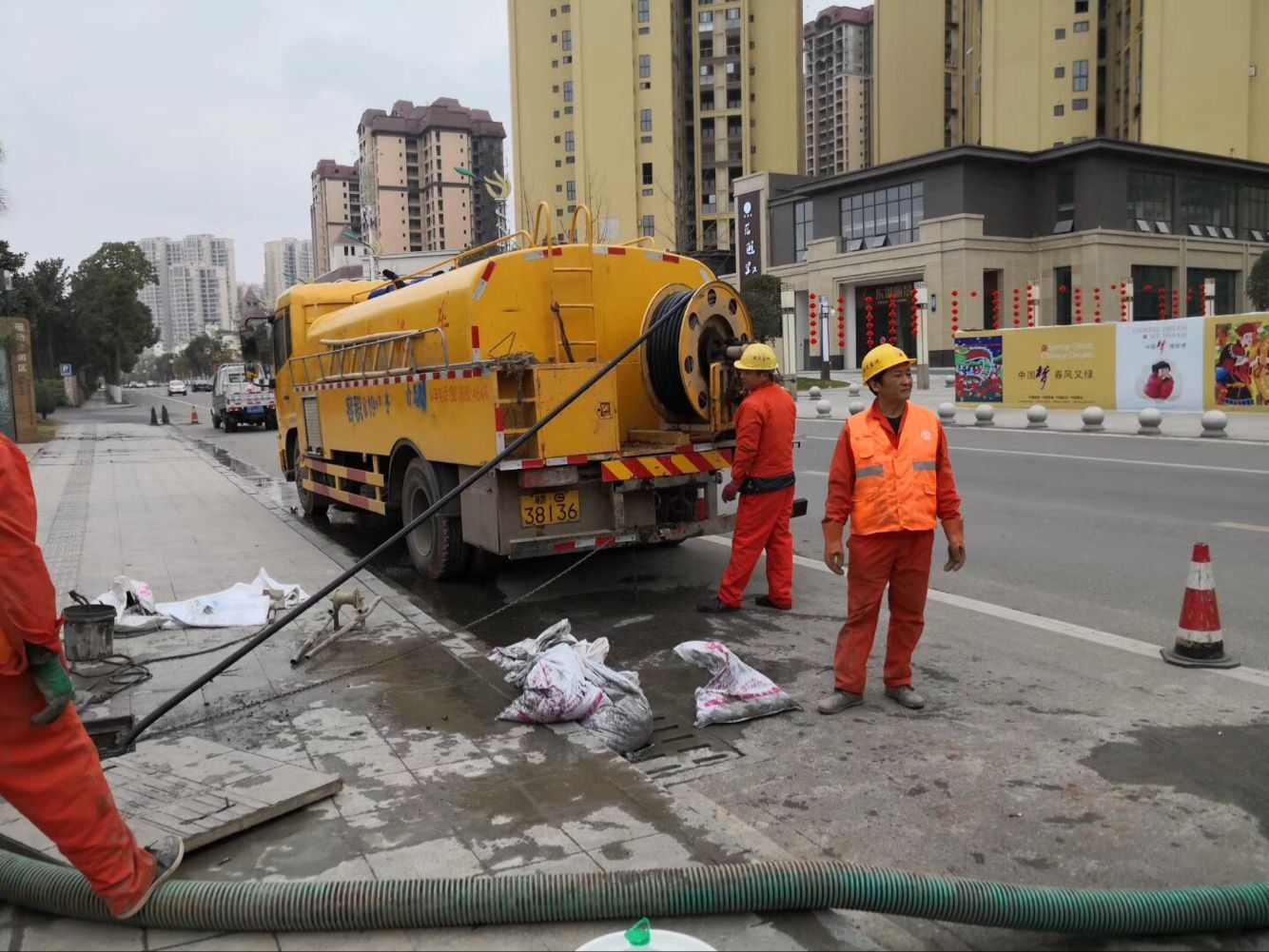 贵阳排污管道清淤-管道清洗